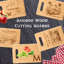 Etched Wooden Cutting Boards