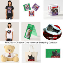 Christmas Cats Kittens on Everything