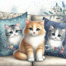 Throw Pillows for Cat Lovers 