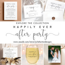 Elegant Happily Ever After Party Wedding Reception