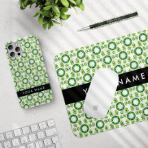 Leaf Pattern 09 Black Collection