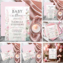 Romantic Baby in Bloom Wildflower Collection