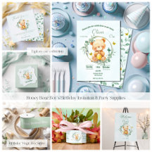 Honey Bear Boy's Birthday