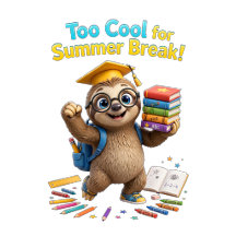 Too Cool for Summer Break Sloth