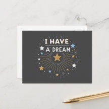 I Have a Dream Radiant Inspirational Typography