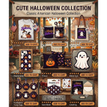 Cute Spooky Halloween Ghost Pumpkin Party 