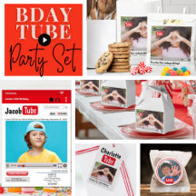 Birthday Tube Party Set 