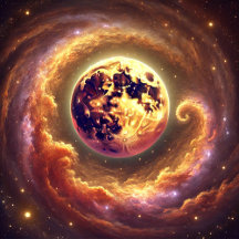 Autumnal Galaxy Harvest Moon Personalized Gifts