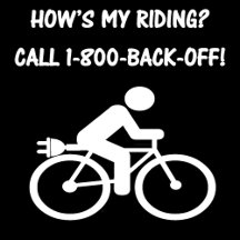 "How's my riding?" (ebike edition)