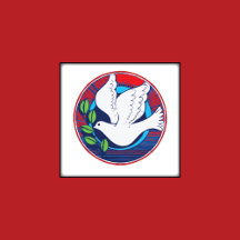 Confirmation Dove on Red