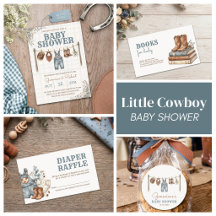 Little Cowboy Baby Shower Collection