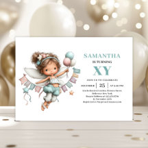 Whimsical Fairy Girl Birthday 58F