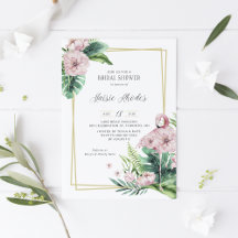 Pink Botanical Flamingo Floral Collection