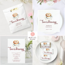Love is Brewing Bridal Shower Latte 