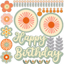 Retro Vintage Wrapping Paper