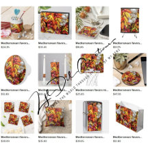 Gifts with mediterranean flavors design