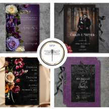 TOP 15 Gothic Wedding Invitations
