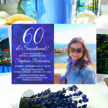 Royal Blue 60 & Sensational Birthday