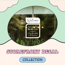 Custom Window Clings for Storefronts