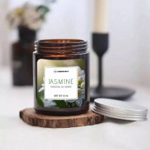 Custom Candle Branding Sticker Label