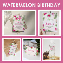 Tropical Watermelon Birthday