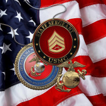 USMC Staff Sergeant 3D Art by Serge Averbukh