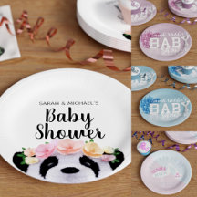 Baby Party Paper Plates