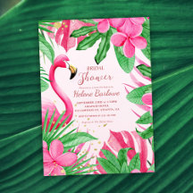 Pink Tropical Bridal Shower