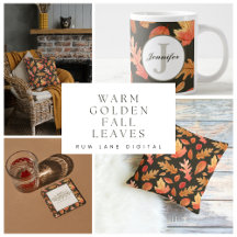 Warm Golden Fall Leaves