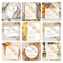 Elegant Wildflower Baby Shower