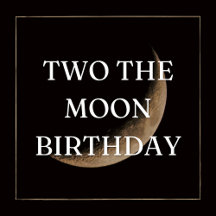 Two The Moon | Modern Space 2nd Birthday Décor