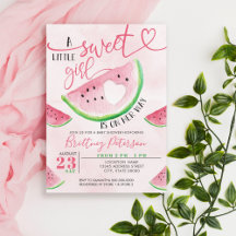 Watermelon Baby Girl Shower Collection