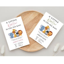 Jungle Wild One Baby Shower Supplies