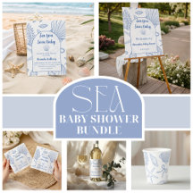 Under The Sea You Soon Blue Boy Baby Shower