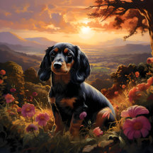 Dachshund At Dusk