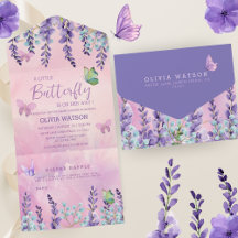  Floral Butterfly Baby in Bloom Baby Shower