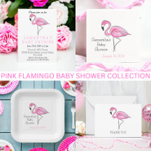Pink Flamingo Baby Shower