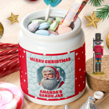 3d christmas personalized kids name candy jars