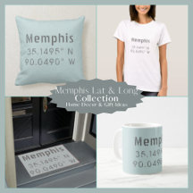 Memphis Latitude & Longitude Collection