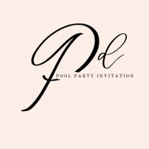 Picasso pool party Invitation