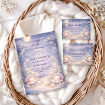 Pastel Seashell Pearl Baby Shower