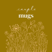 Modern Witty Couple Mugs