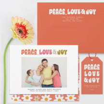 Retro Groovy Peace Love Joy Holiday Suite