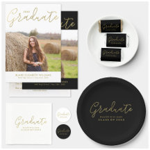 Modern Script Graduation Celebration