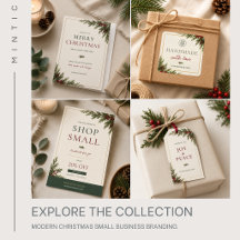 Modern Christmas Small Business Branding