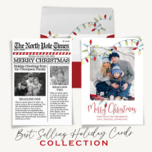 My Best Selling Christmas Holiday Photo Cards