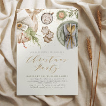Boho Christmas Botanical Hygge Cottage Core