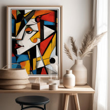 Bold Geometric  Style Abstract Decor