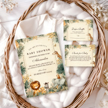Whimsical Safari Welcome Baby Shower