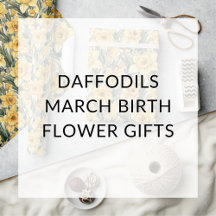 Birth Flower Gifts March